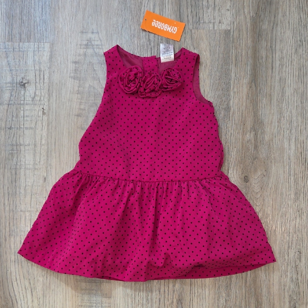 Gymboree Fuchsia Polka Dot Dress
